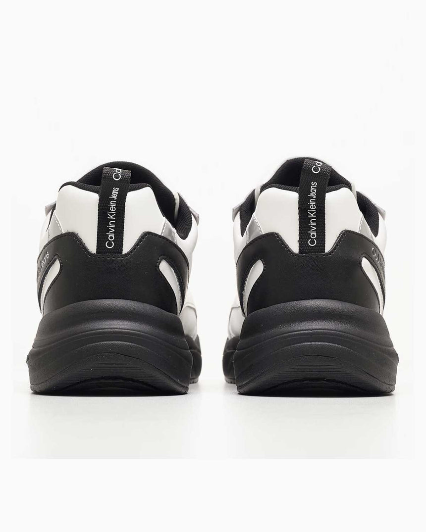 Calvin Klein Retro Tennis Low Sneakers Bright White/Black