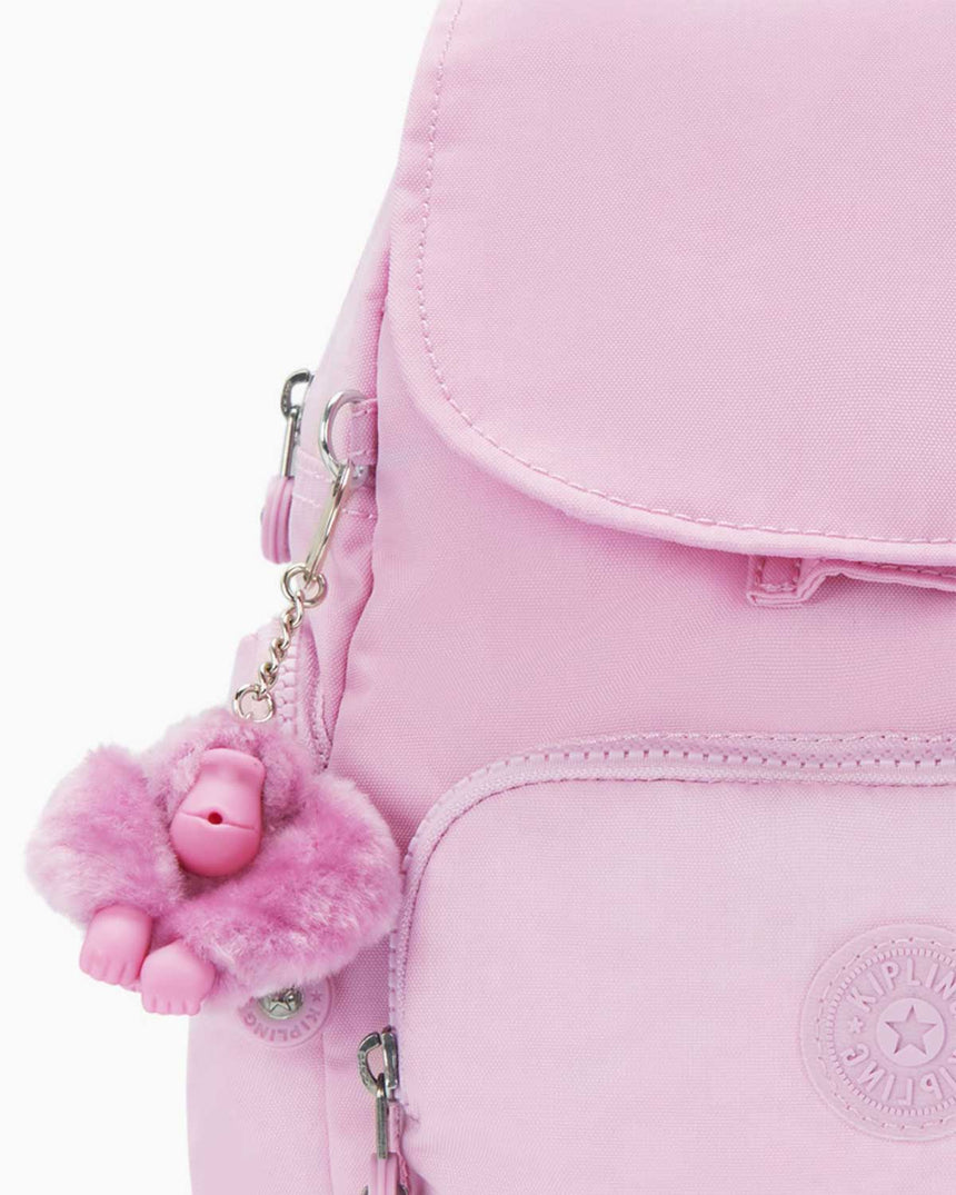 Kipling City Zip Mini Basic Sırt Çantası Blooming Pink