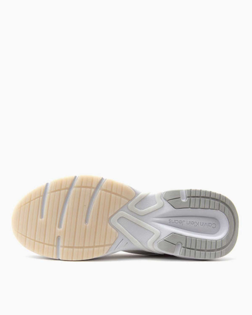 Calvin Klein Tennis Lace Up Logolu Sneakers Triple White