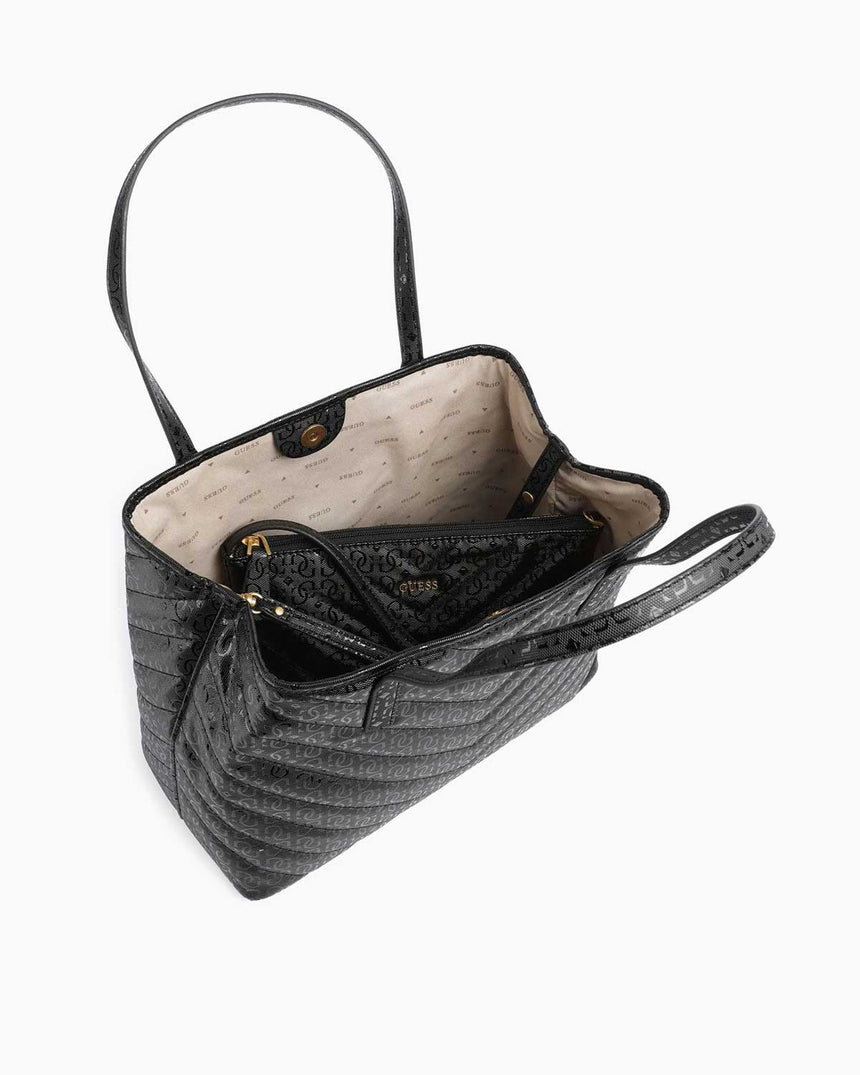 Guess Vikky Tote Omuz Çantası Black