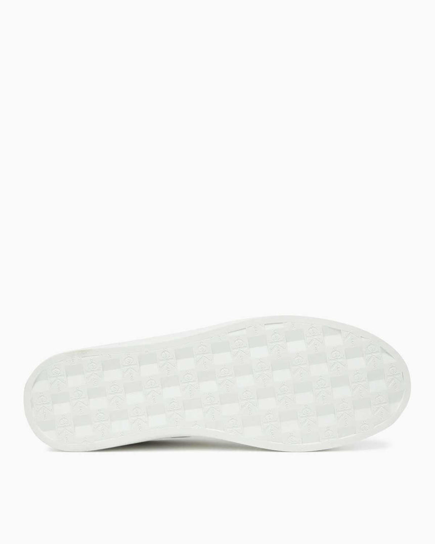 Calvin Klein Rome Klasik Çubuk Taban Kadın Mono Logo Kadın Sneaker Bright White/Black