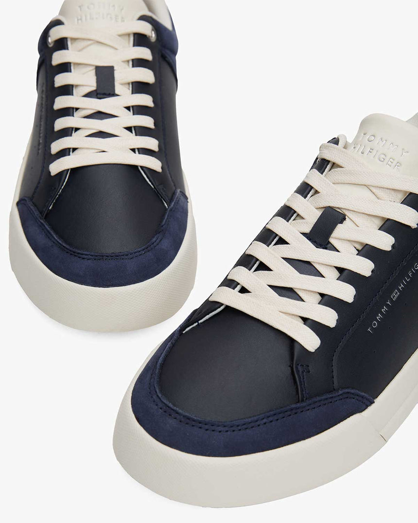 Tommy Hilfiger Court Logolu Sneaker Space Blue