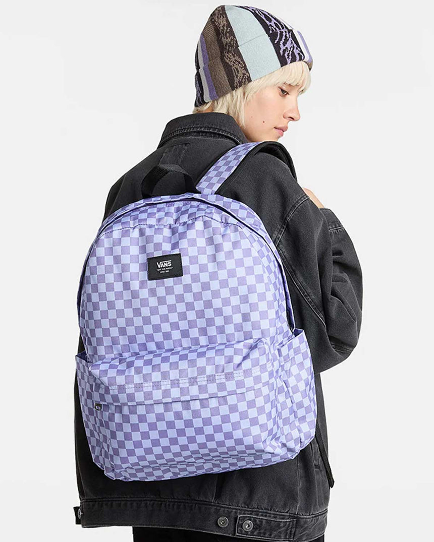 Vans Old Skool Check Sırt Çantası Purple Haze