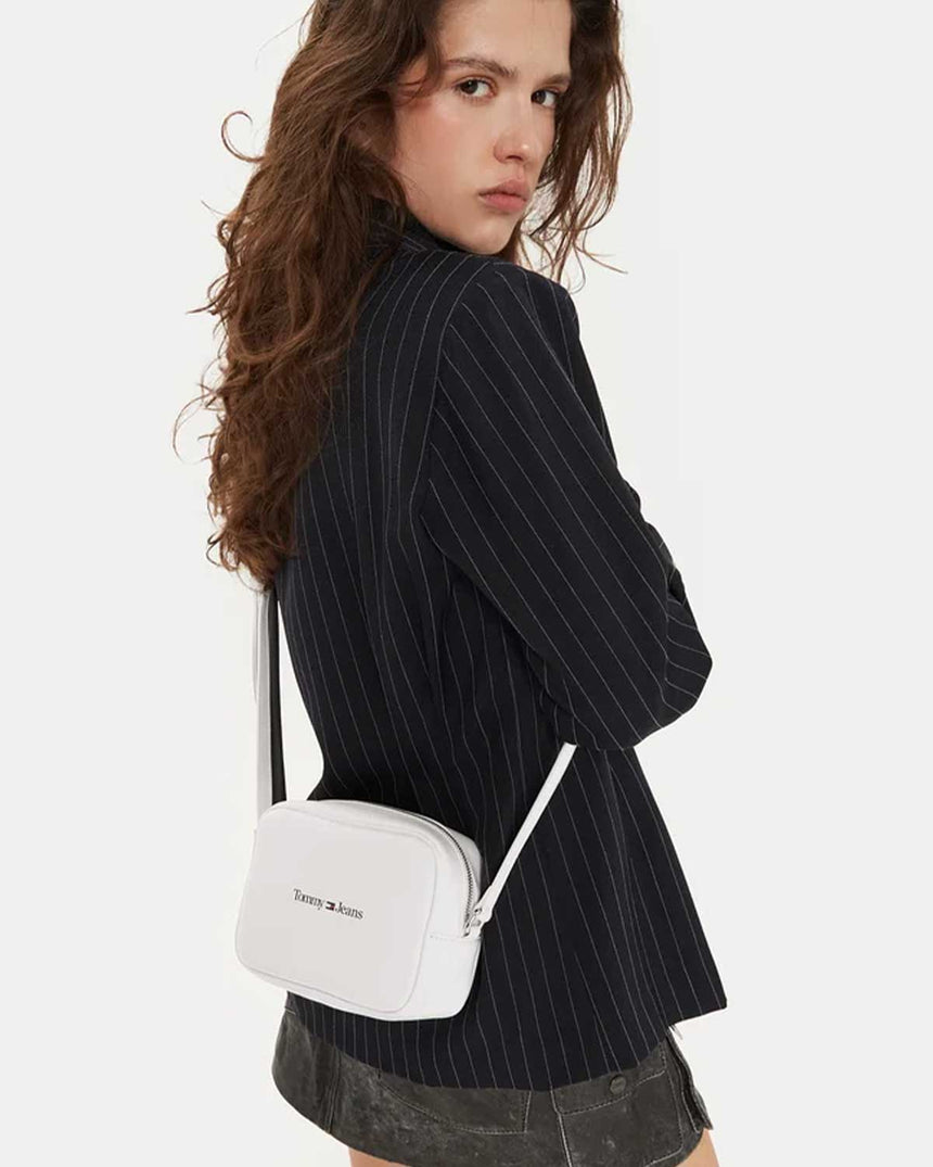 Tommy Jeans Logolu Camera Bag White