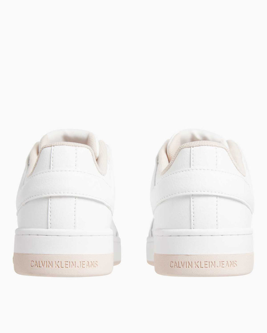 Calvin Klein Basket Cupsole Sneaker Bright White/Whisper Pink