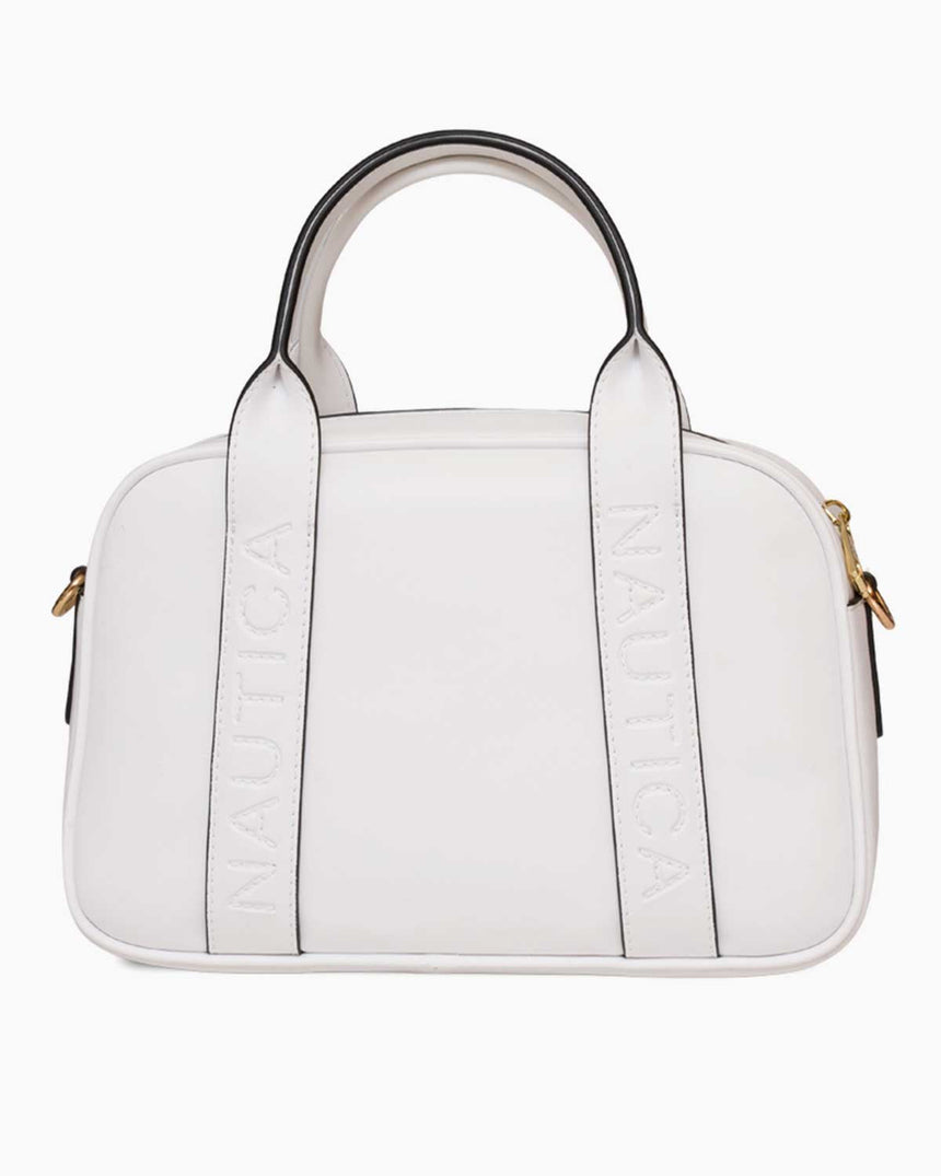 Nautica Ladies Logolu El Çantası Beyaz