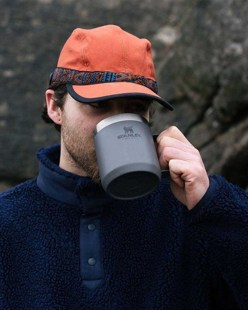 Stanley Efsane Klasik Seri-0.35 Litre Kamp Bardağı Termos Bardak Charcoal