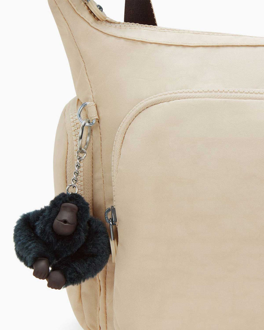 Kipling Gabbie Basic Omuz Çantası Back To Beige