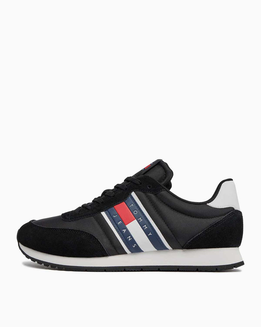 Tommy Hilfiger Runner Casual Low Top Sneakers Black