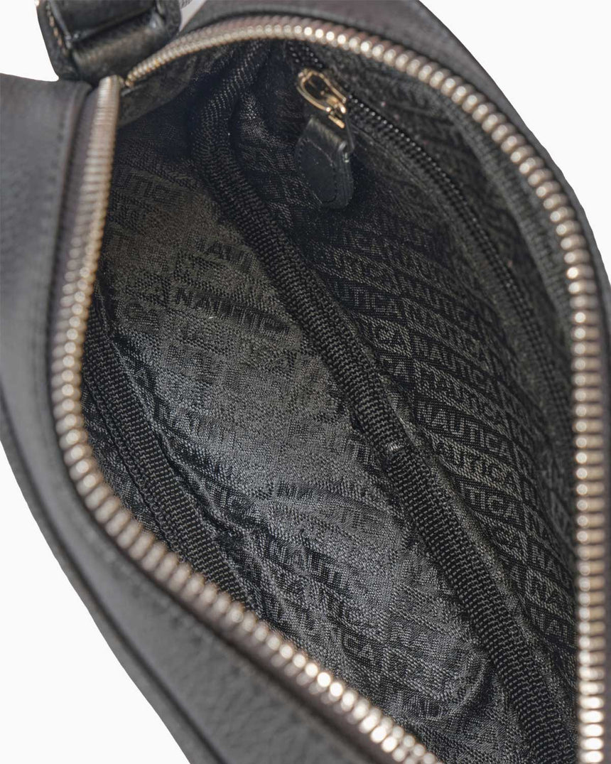 Nautica Mini Cüzdan Detaylı Çapraz Askılı Çanta Siyah