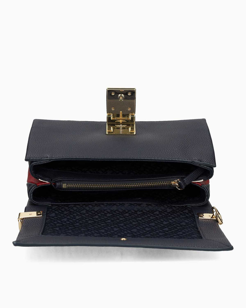 Tommy Hilfiger Kadın Her Med Corp Çapraz Askılı Çanta Space Blue