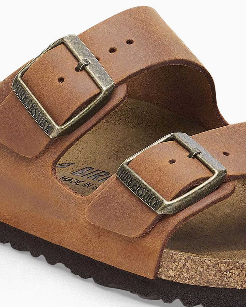 Birkenstock Arizona Leoi Terlik Cognac