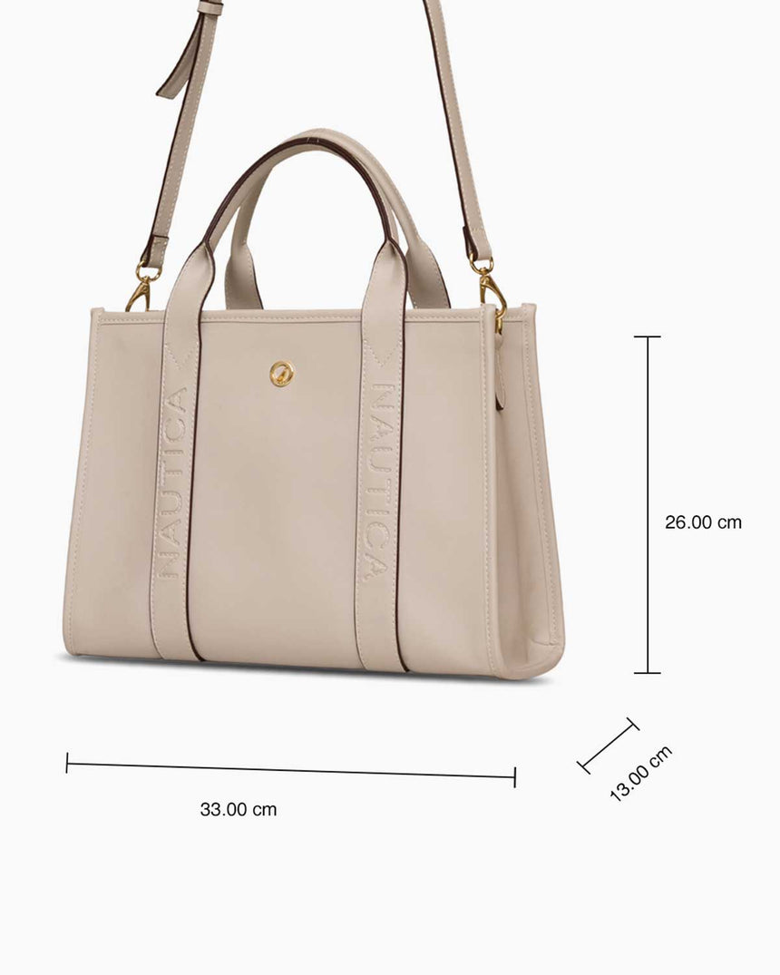 Nautica Ladies Logolu Omuz Çantası Taş