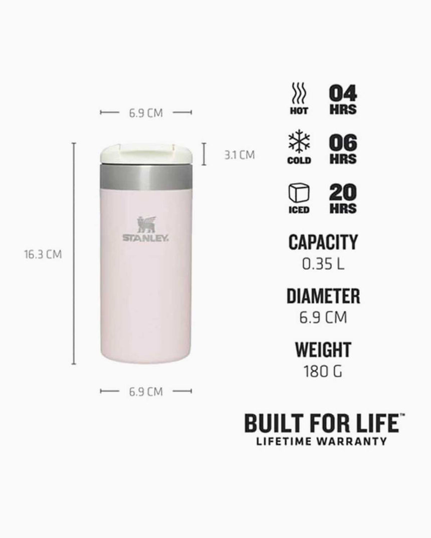 Stanley The AeroLight Transit Mug 0.35L / 12oz Termos Rose Quartz Metallic