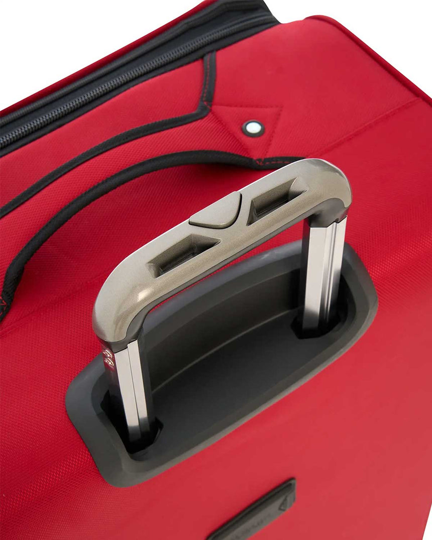 Us Polo Assn Büyük Boy Kumaş Valiz Kırmızı