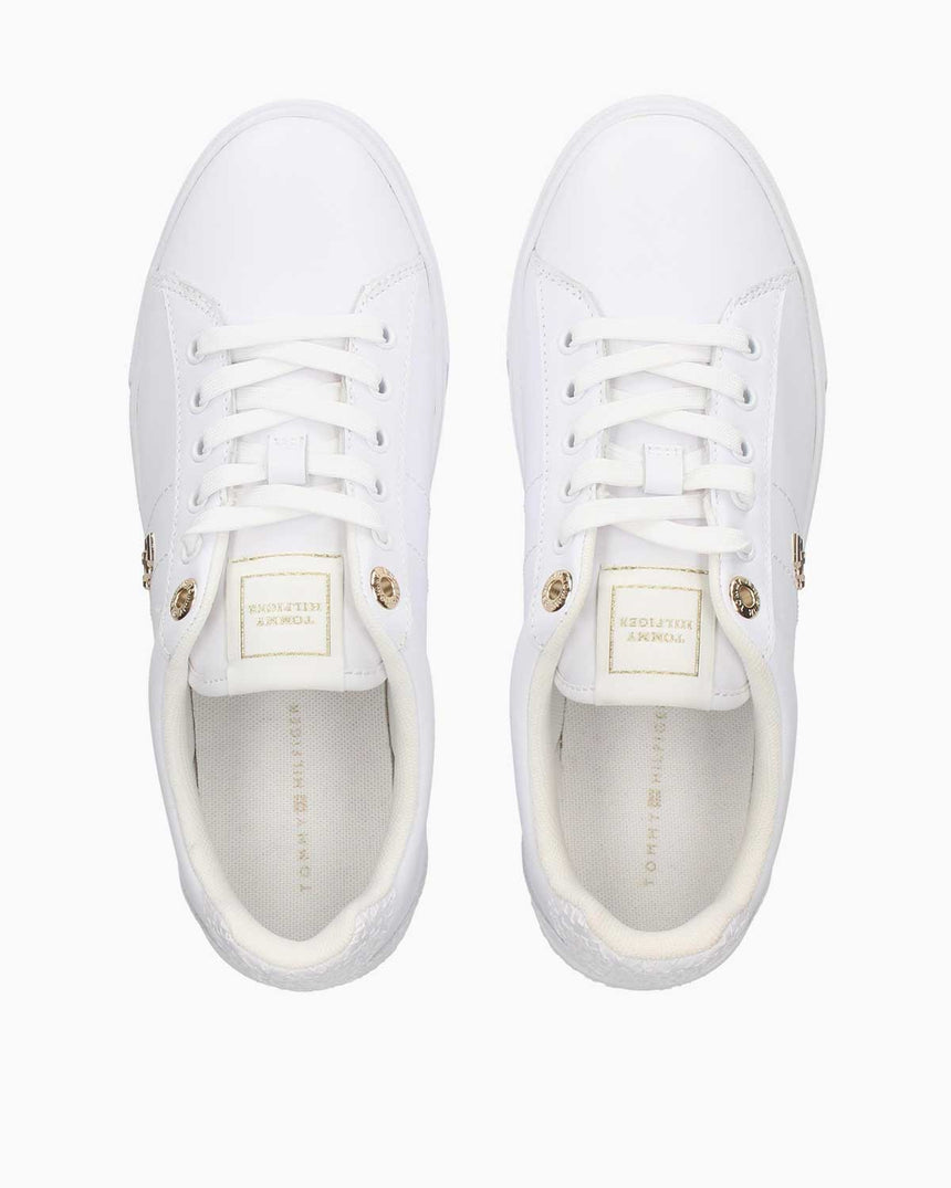 Tommy Hilfiger Elevated Essent Monogram Kadın Sneaker White
