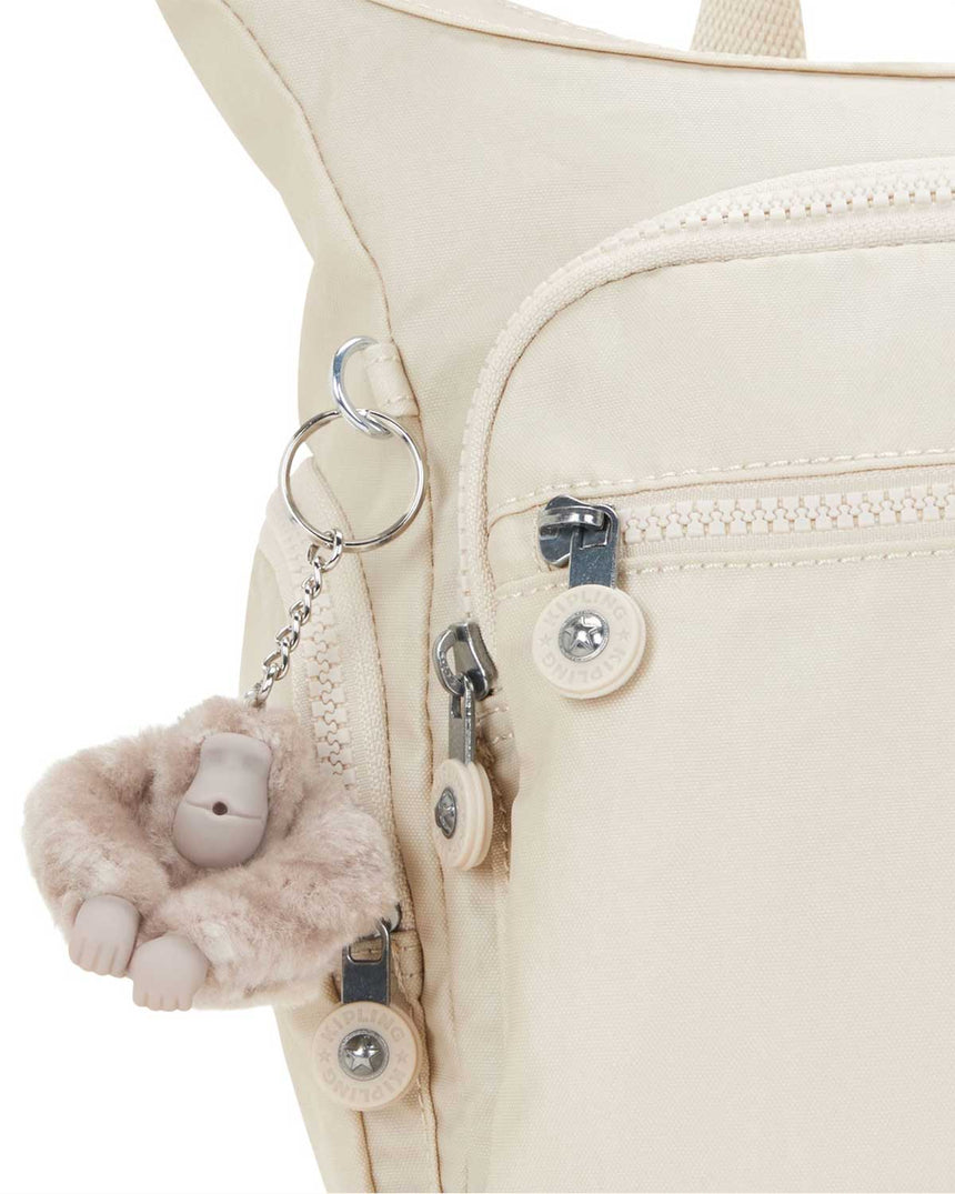 Kipling Gabbie Kadın Omuz Çantası Beige Pearl