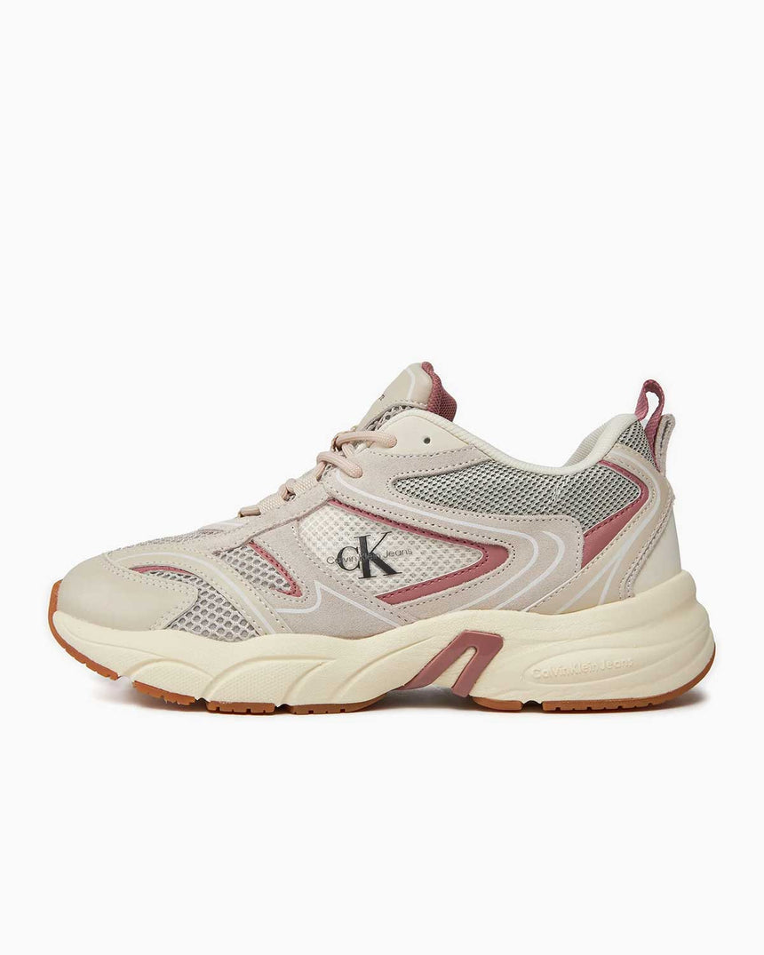 Calvin Klein Retro Tennis Runner Sneakers Creamy White/Eggshell/Ash Rose