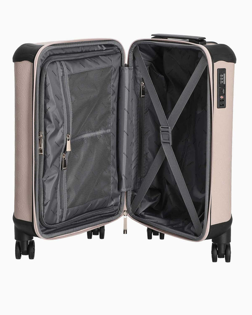 Guess Wilder 20 In 8 Wheeler Logolu Kabin Boy Valiz