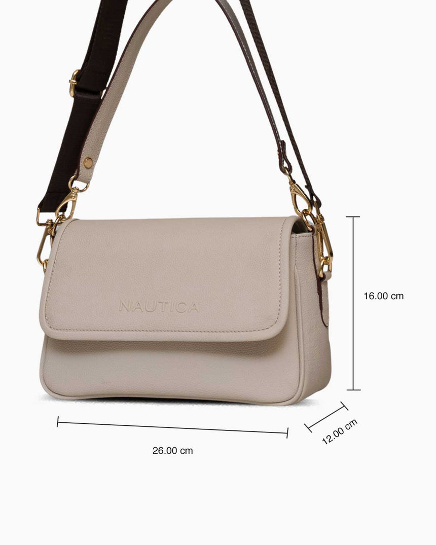 Nautica Ladies Logolu Omuz Çantası Taş