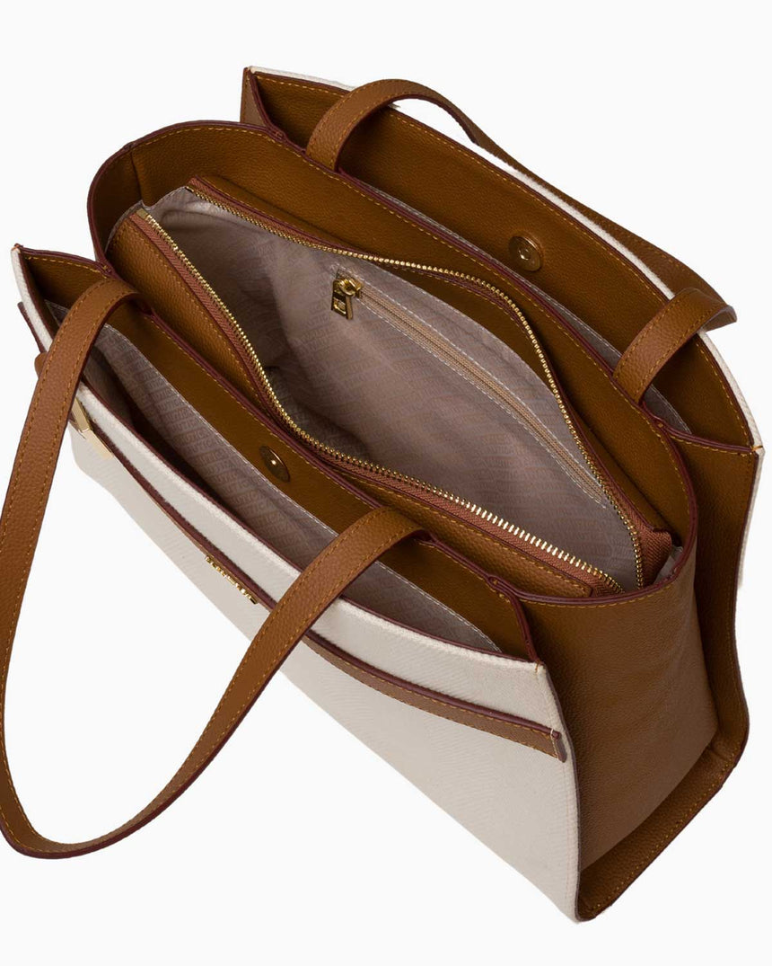 Nautica Logolu El Çantası Bej - Taba