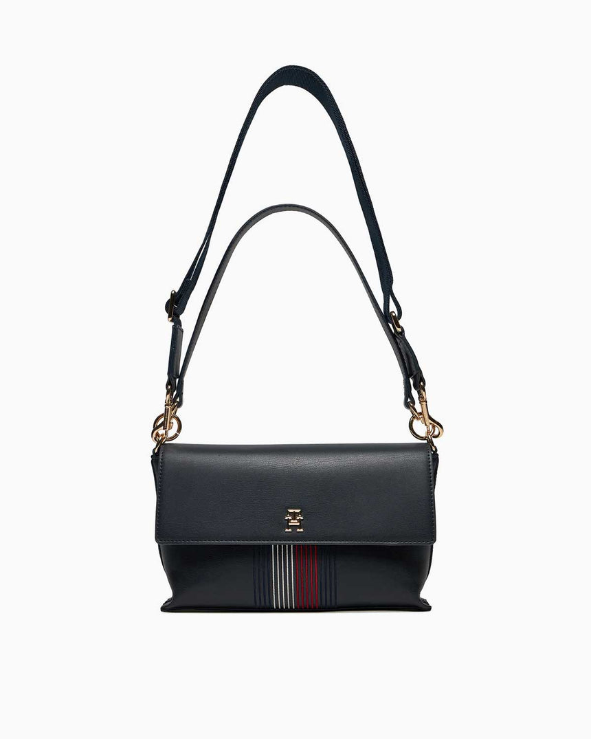 Tommy Hilfiger Distinct Shoulder Bag Omuz Çantası Space Blue