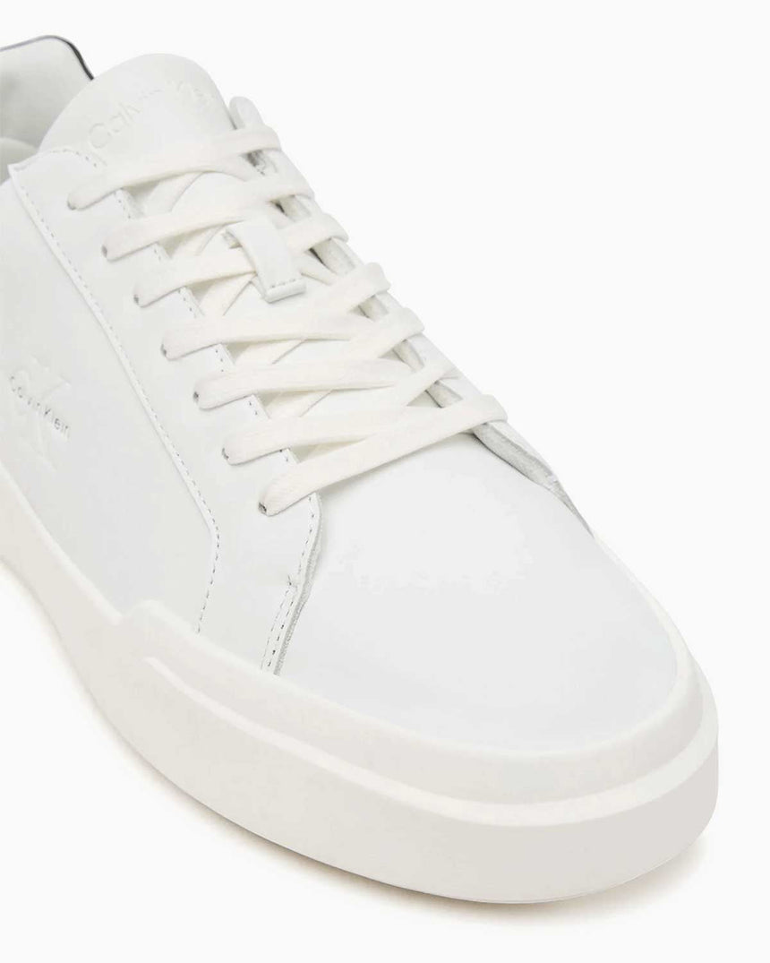 Calvin Klein Avenue Kısa Kalın Taban Erkek Sneaker Bright White/Black