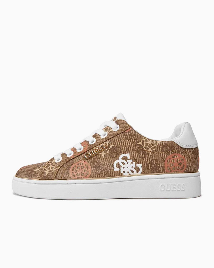 Guess Beckie Logolu Sneaker Multi Brown