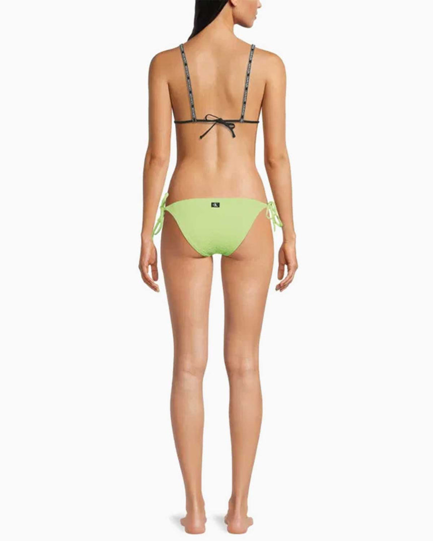 Calvin Klein String Side Tie Bikini Altı Green