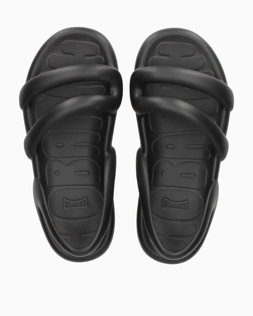 Camper Kobarah Flat Sandalet Siyah