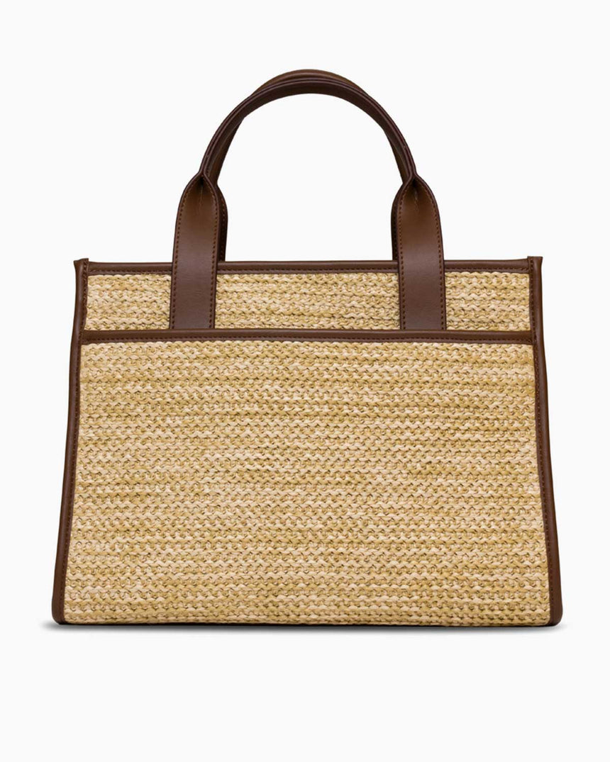 Nautica Logolu El Çantası Bej - Açık Kahve