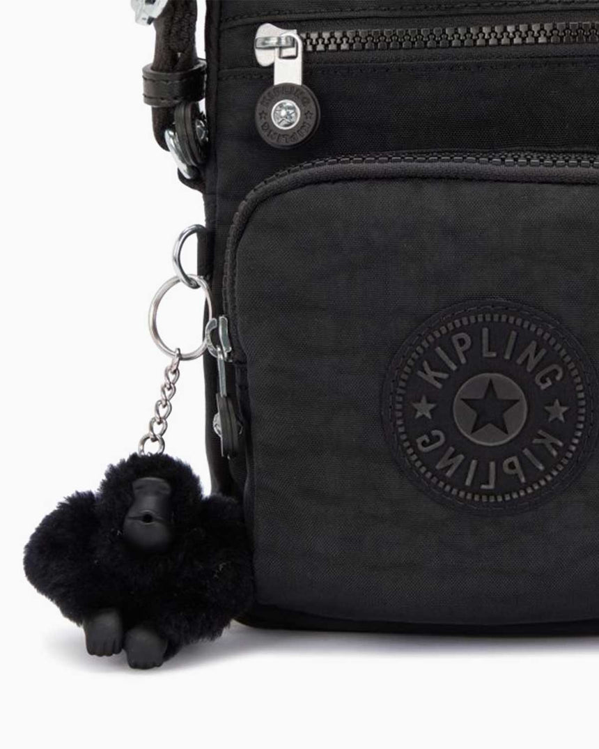 Kipling Gunne Ayarlanabilir Çapraz Askılı Çanta Black Noir