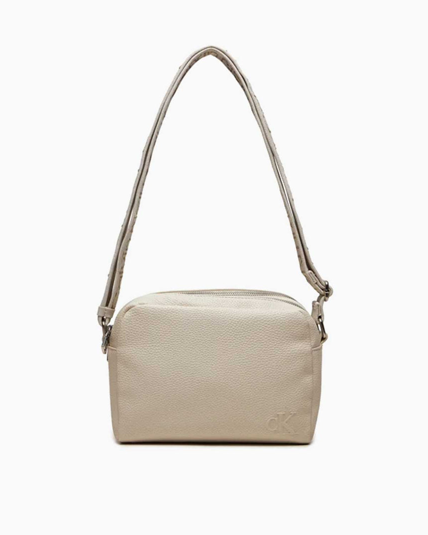 Calvin Klein Ultralight Kalın Askılı Çapraz Askılı Çanta Eggshell