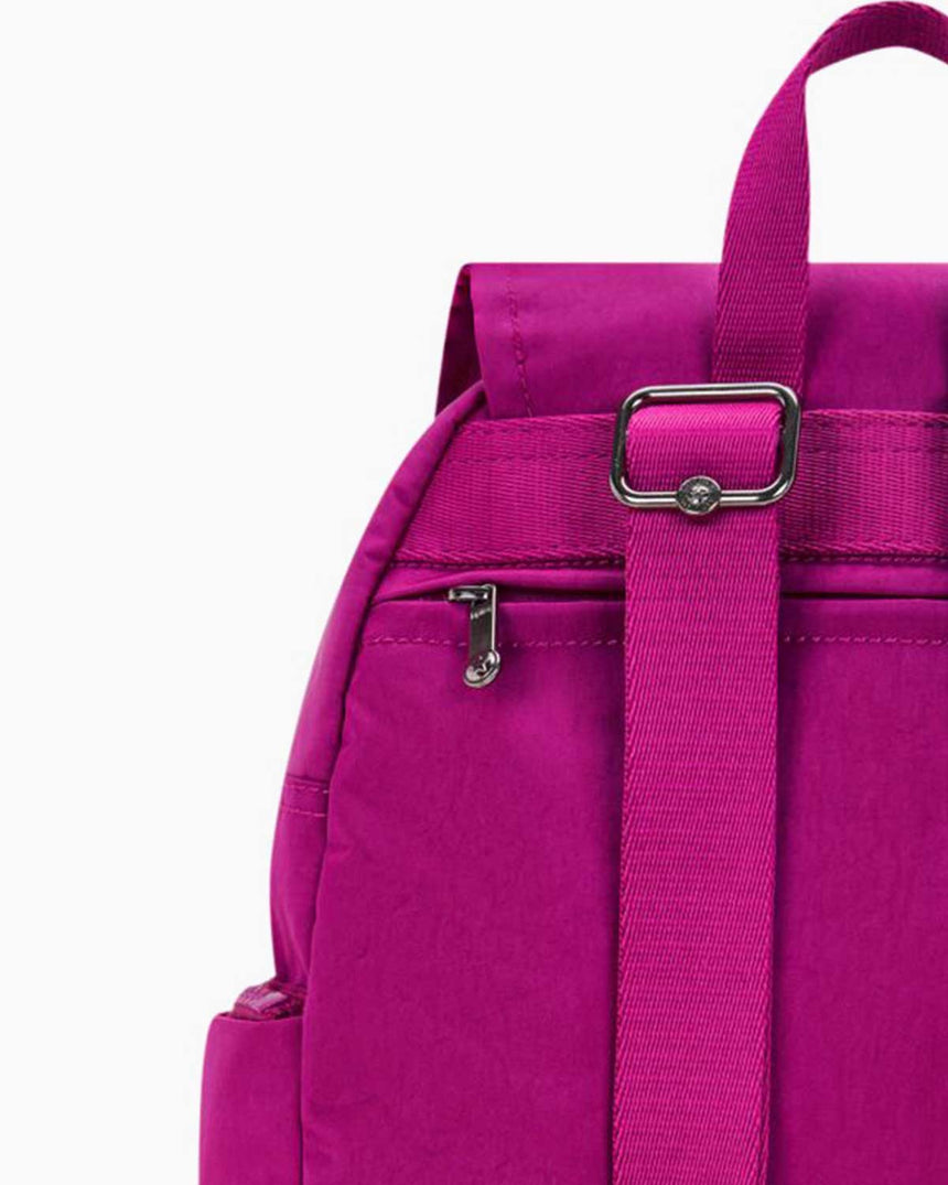 Kipling City Zip S Basic Elevated Sırt Çantası Fuchsia Night