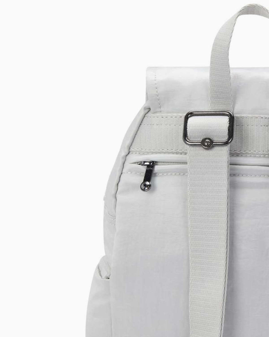 Kipling City Zip S Basic Elevated Sırt Çantası Silver Night