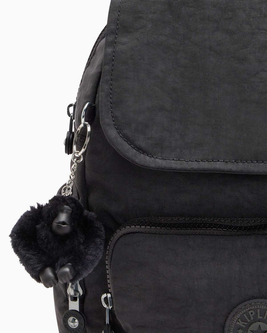 Kipling City Zip S Basic Sırt Çantası Black Noir