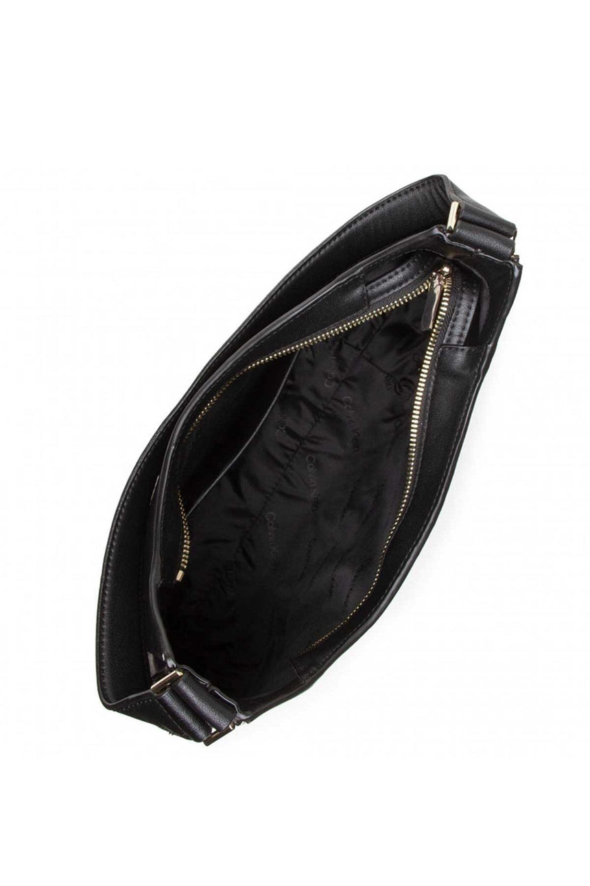 Calvin Klein Re-Lock Hobo Kadın Omuz Çantası CK Black