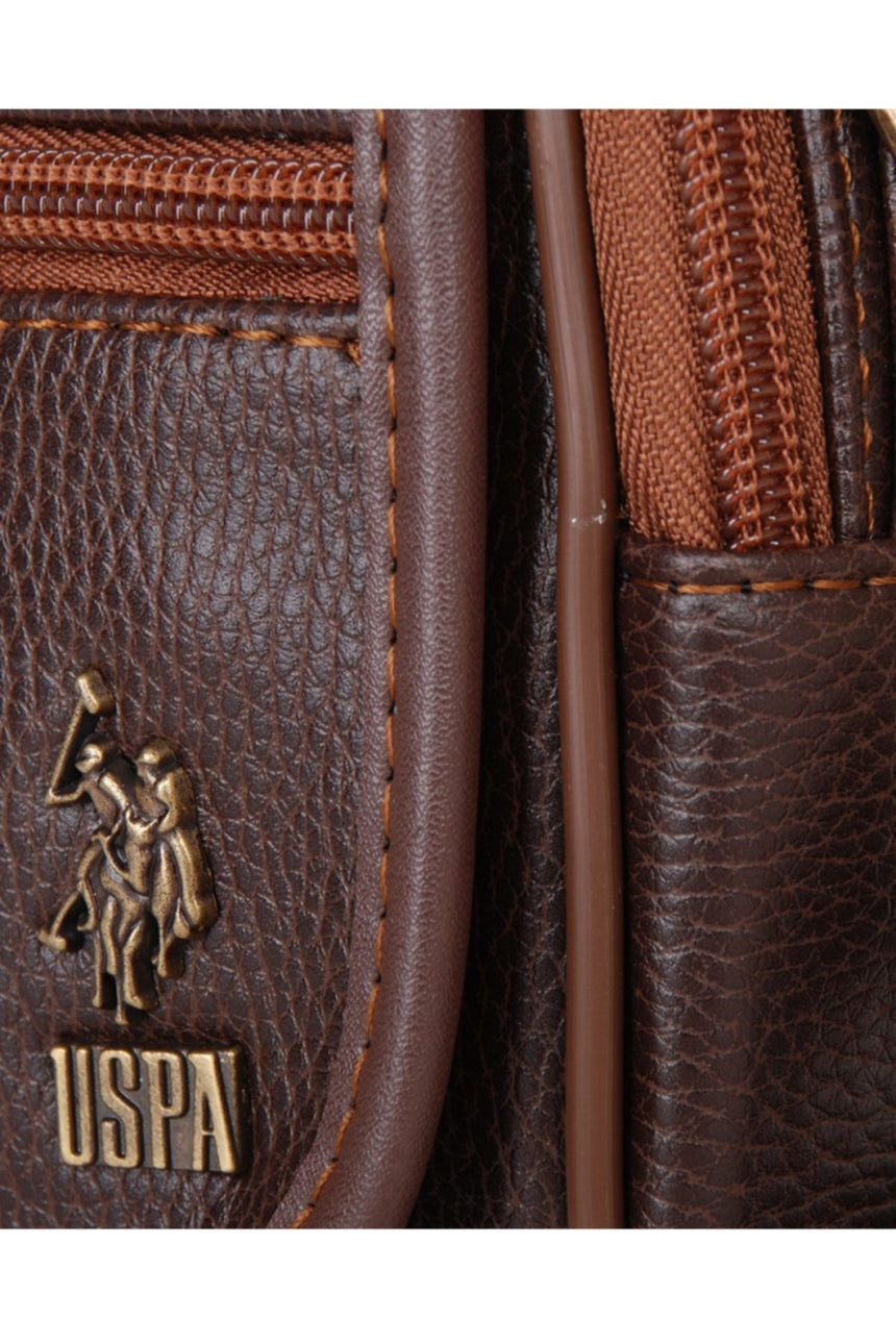 Us Polo Assn Çapraz Askılı Çanta Kahve