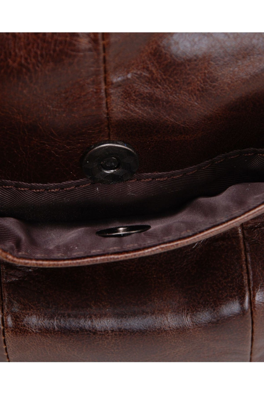 ÇÇS Çok Bölmeli Çapraz Askılı Erkek Çantası Brown