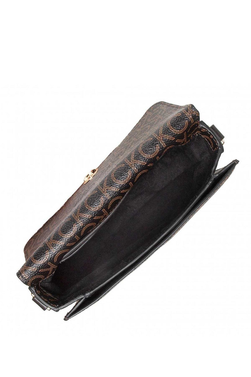 Calvin Klein Ck Core Saddle Bag Sm Mono Kadın Askılı Omuz Çantası Brown Mono