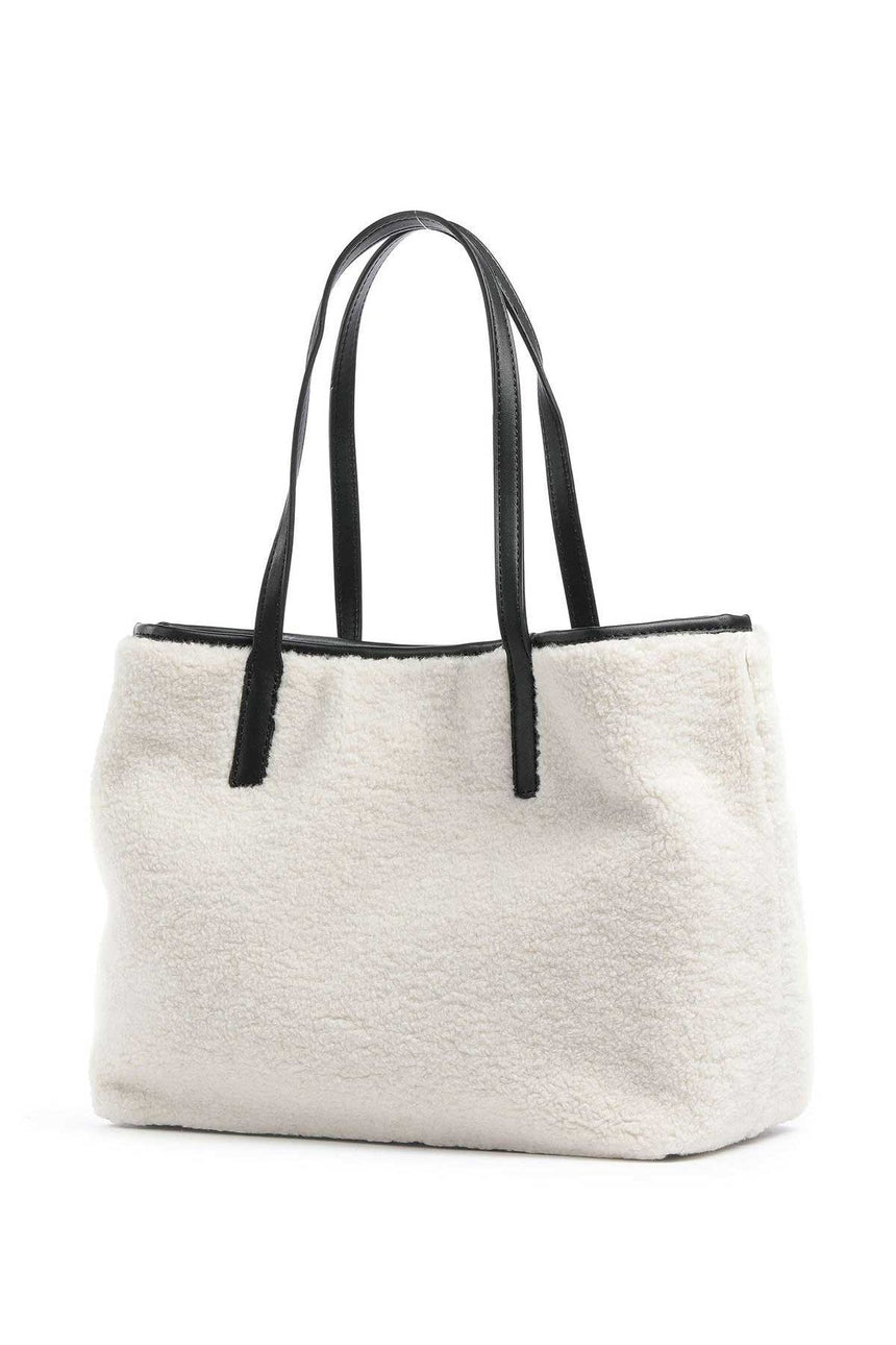 Guess Vikky Tote Kadın Omuz Çantası Natural Python