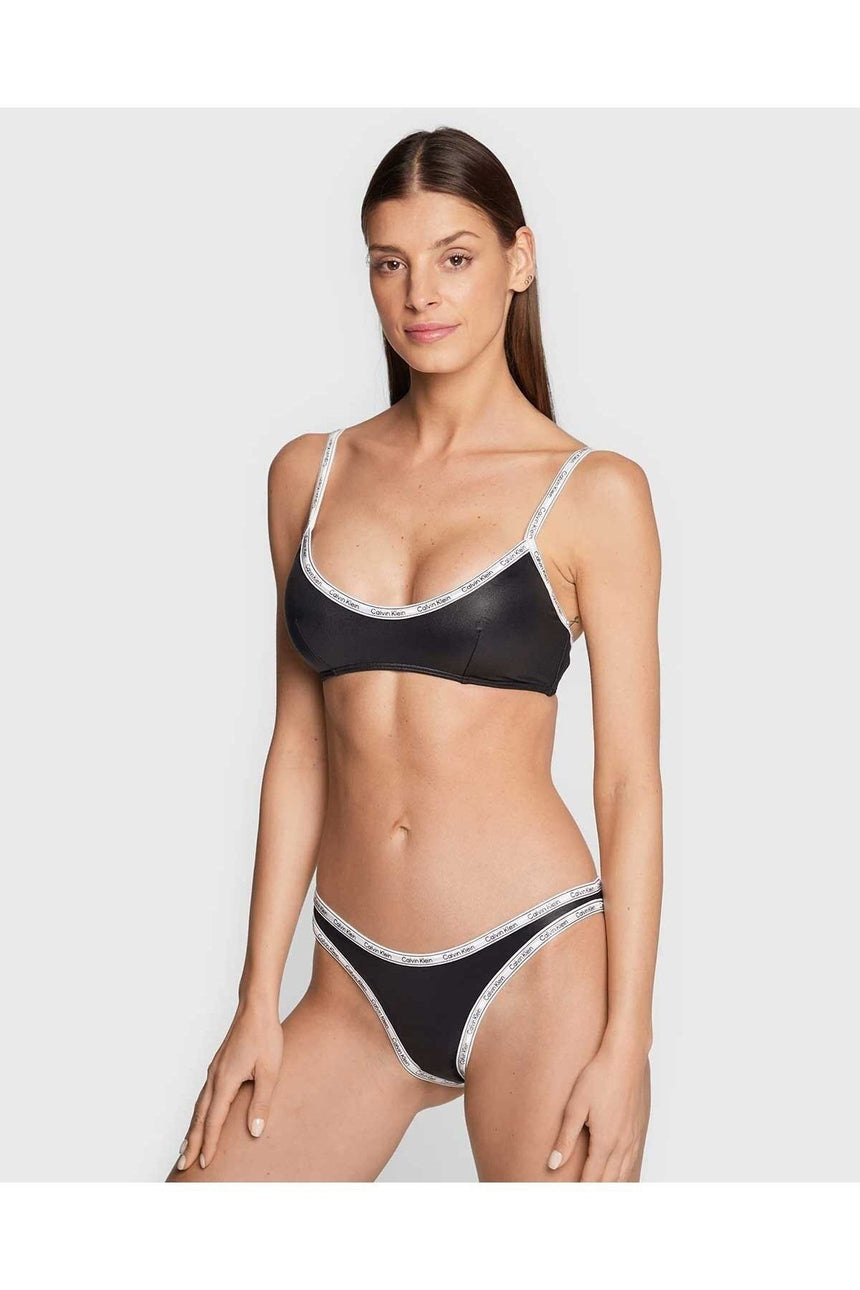Calvin Klein High Leg Cheeky Bikini Altı Pvh Black