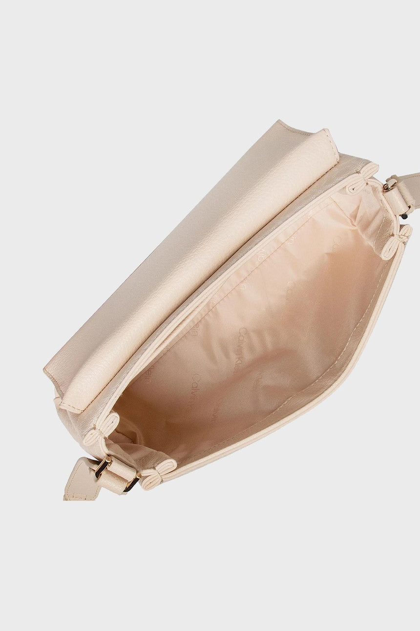 Calvin Klein Dressed Ew Xbody Mono Çapraz Askılı Kadın Çantası Sand Mono