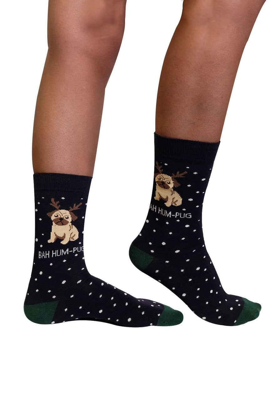 The Socks 3'lü Yılbaşı Desenli Kutulu Çorap Seti Renkli