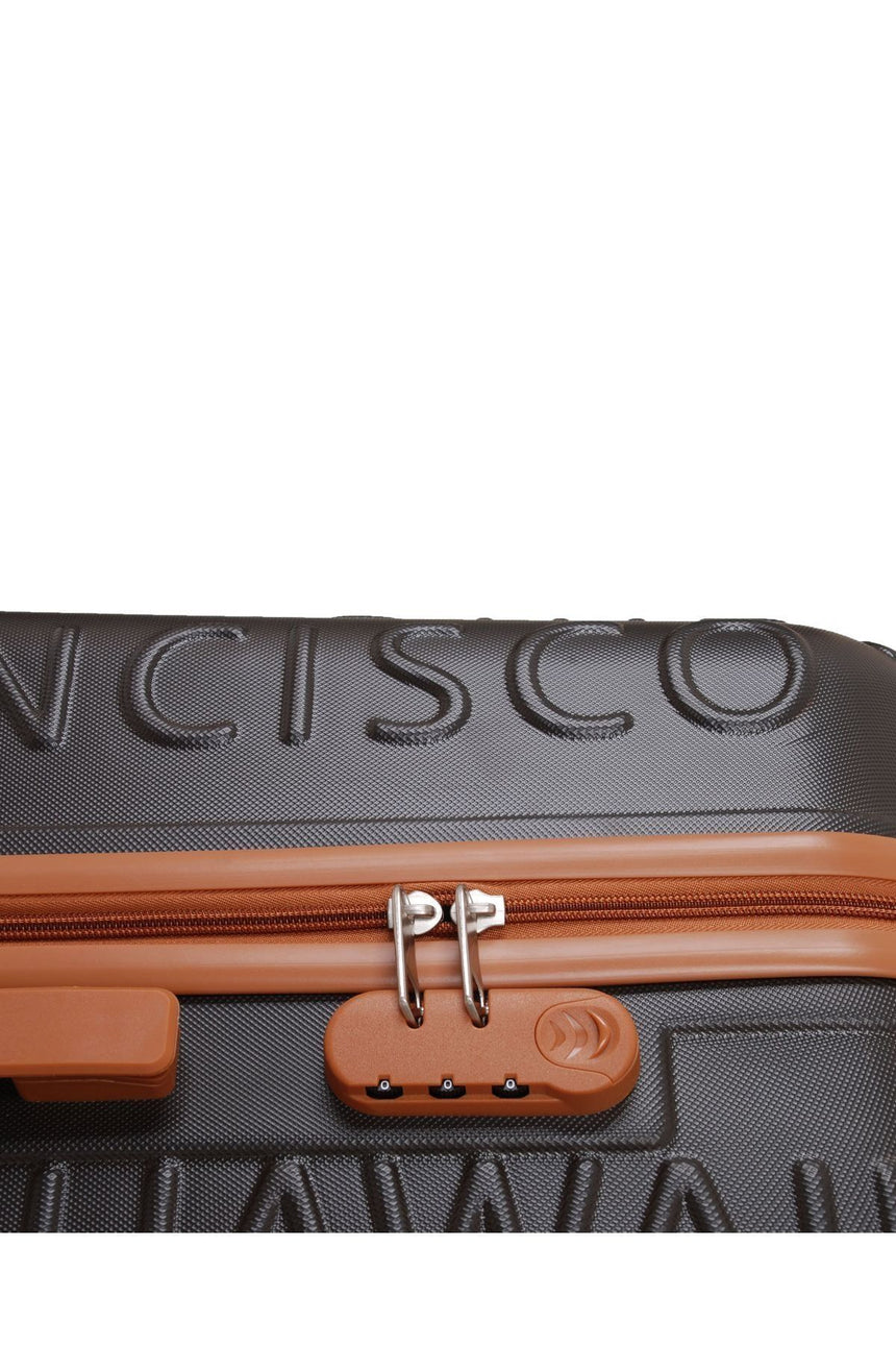 ÇÇS City Name Büyük Boy Valiz Kahve