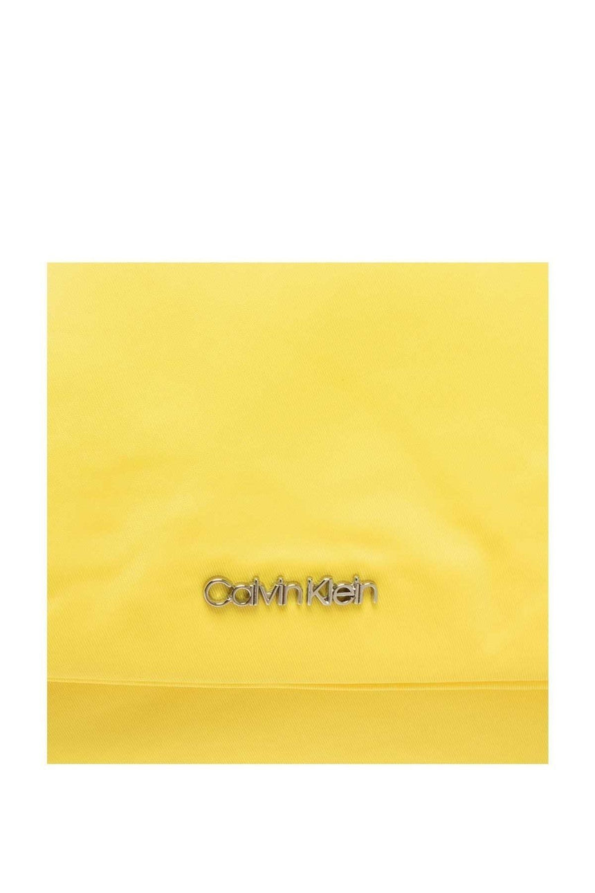 Calvin Klein Roped Shoulder Bag Nylon Kadın Omuz Çantası Magnetic Yellow