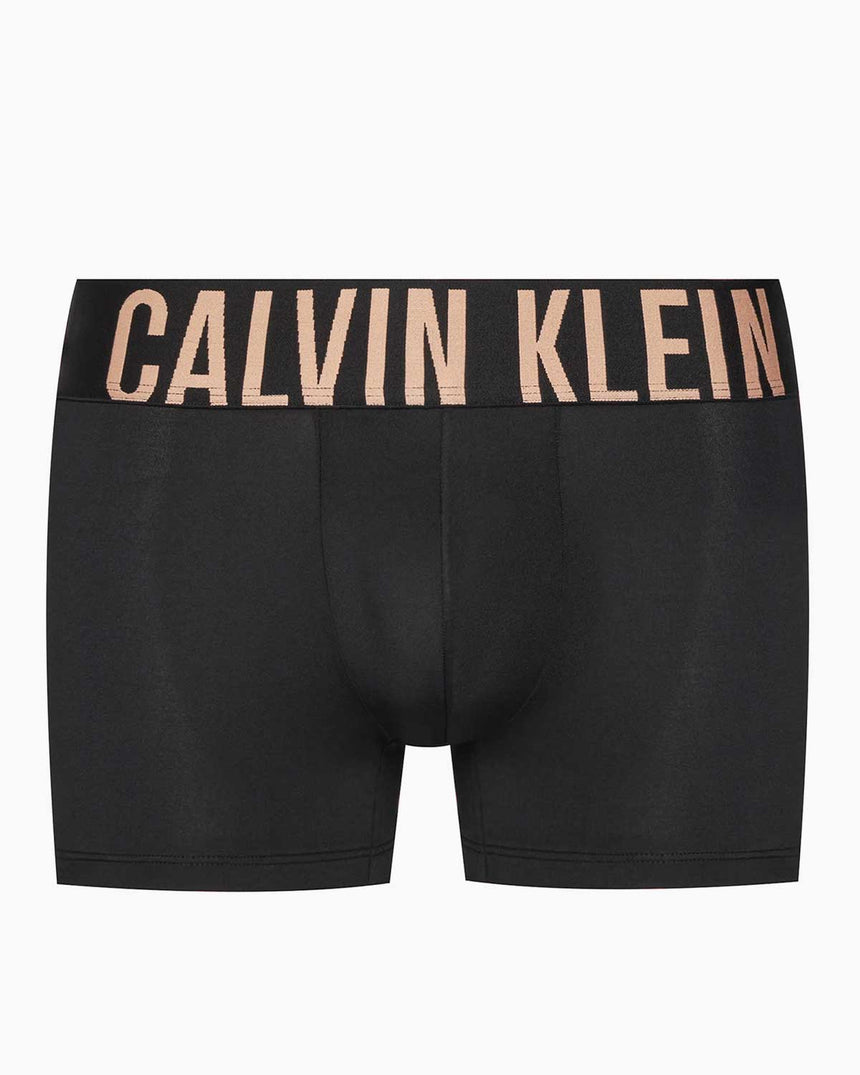 Calvin Klein Trunk Underwear Logolu Boxer Black / White