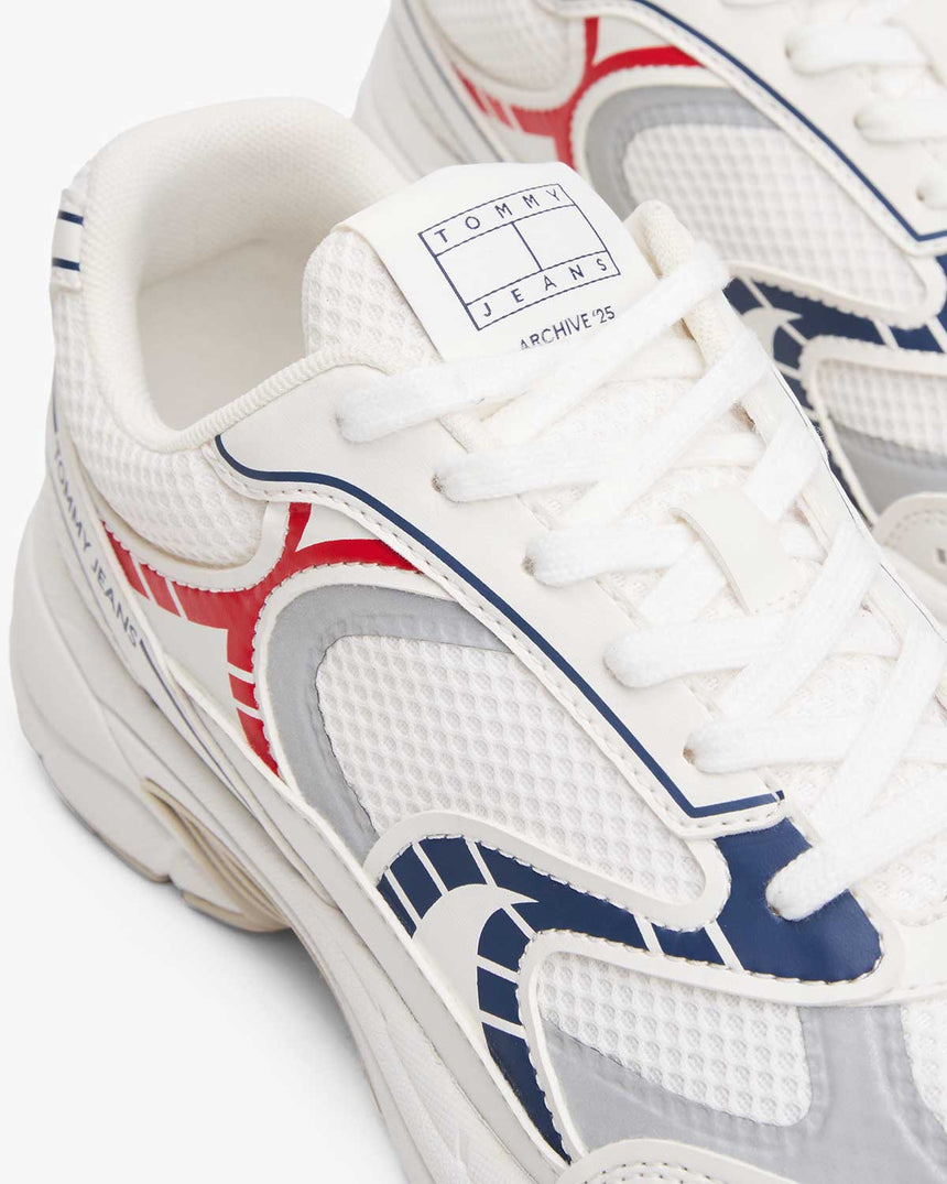 Tommy Hilfiger Archive Low Top Sneaker Ecru