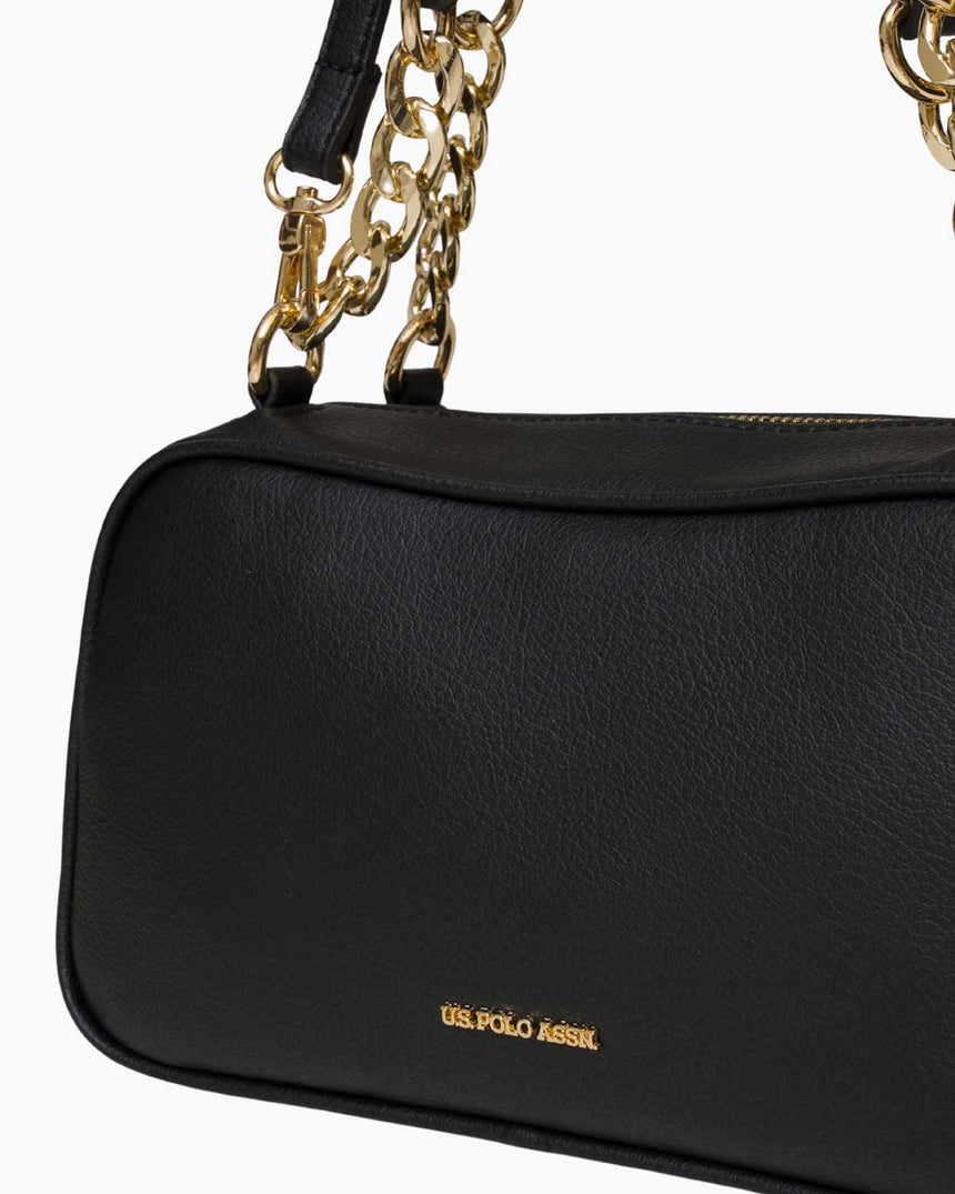Us Polo Assn Zincir Detaylı Omuz Çantası Siyah
