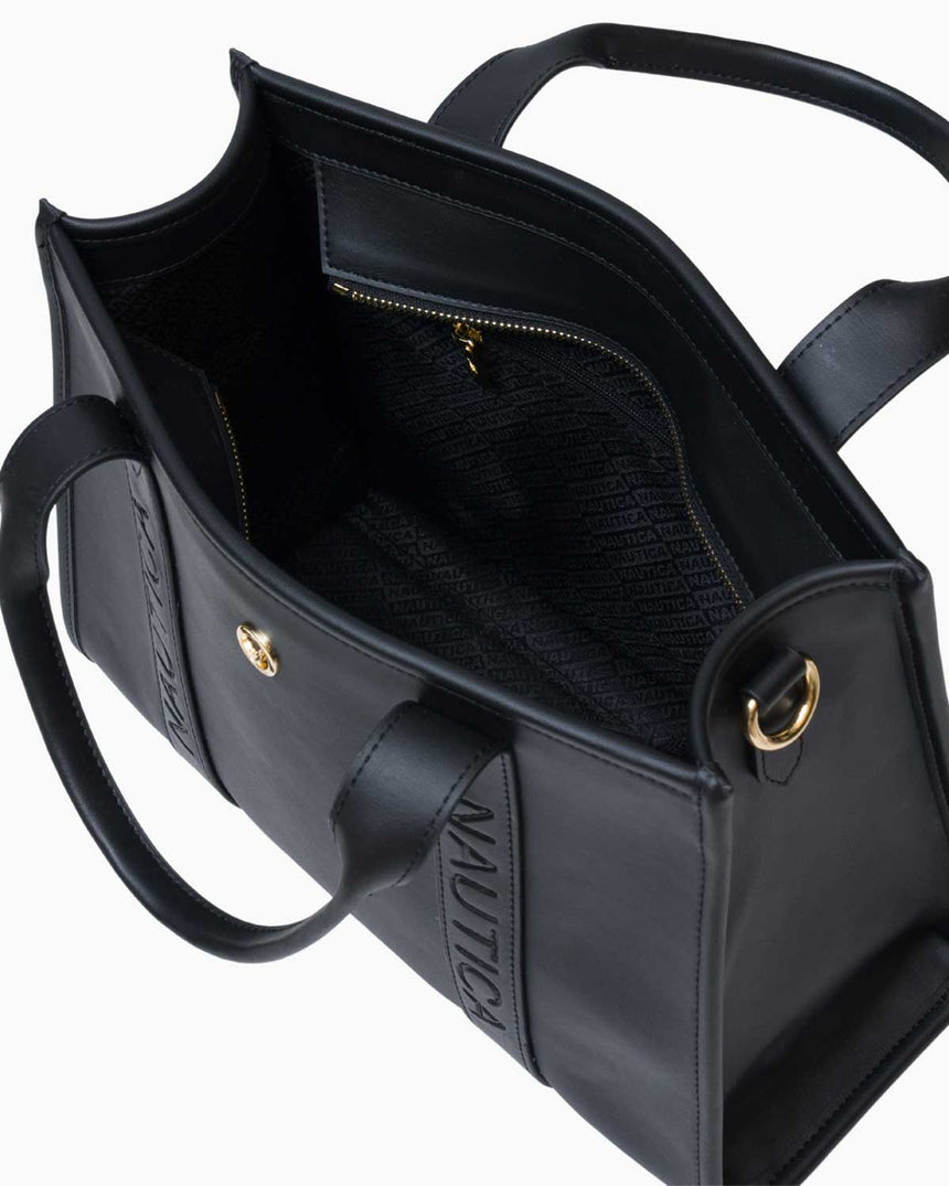 Nautica Ladies Logolu Omuz Çantası Siyah